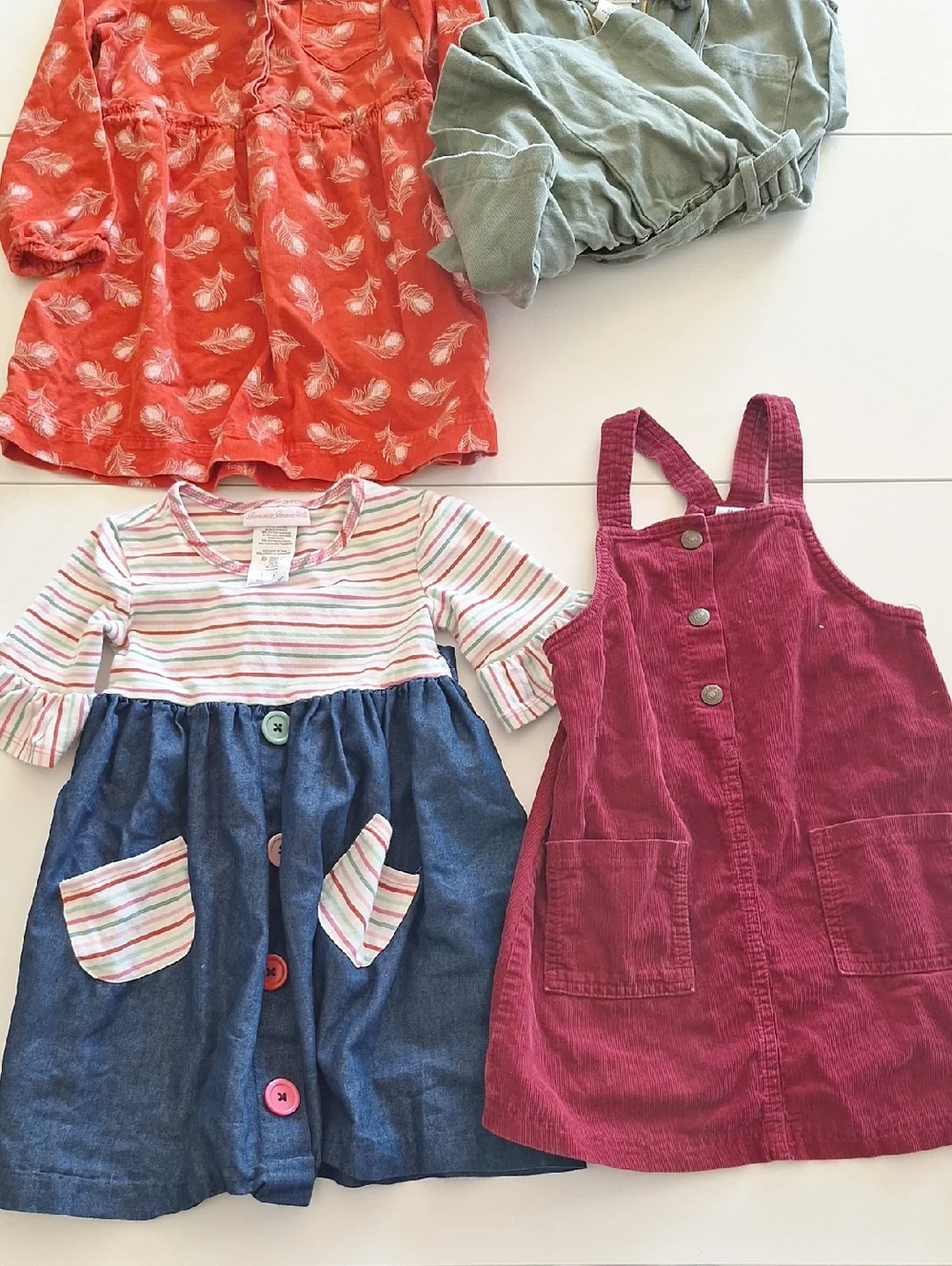 Little Girls Dress Lot Size 4 (4pcs) Gap Old Navy Bonnie Jean Max Studio